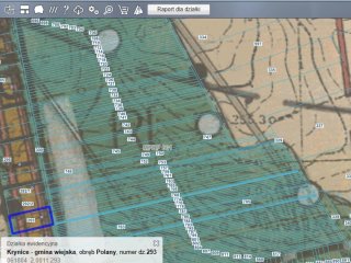 Działka z domem Polany
