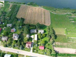 DOM W KRYNICACH NAD ZALEWEM. DZIAŁKA 0,48 HA. 